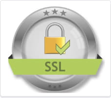 Ein Sicherheitsschloss und der Schriftzug SSL.